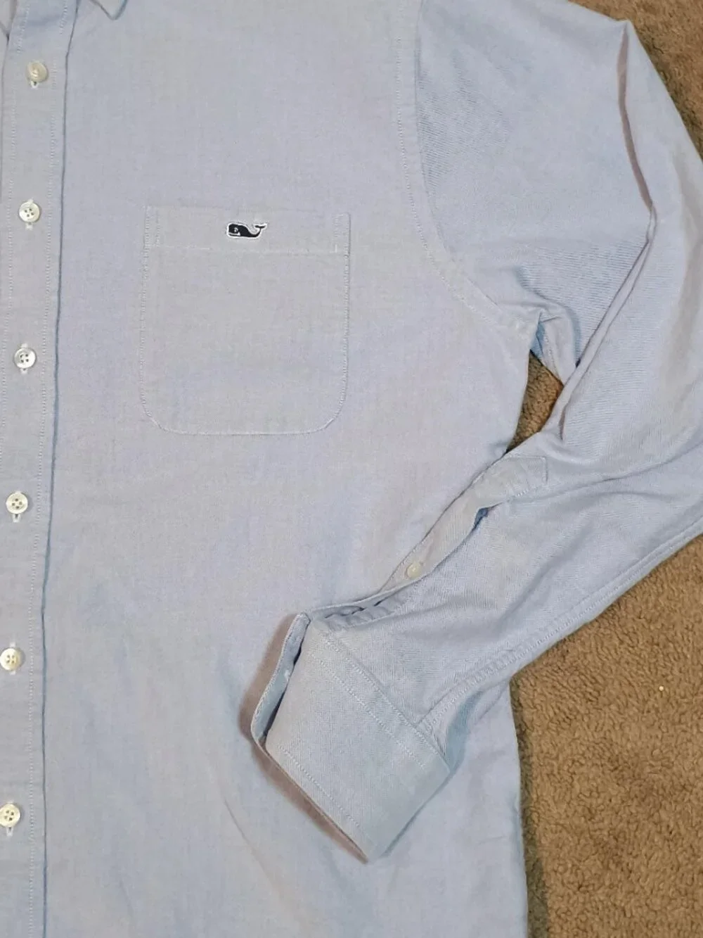 Vineyard Vines/Tucker Shirt/Mens Large/Light Blue/Slim Fit Preppy Ivy Classic Sh